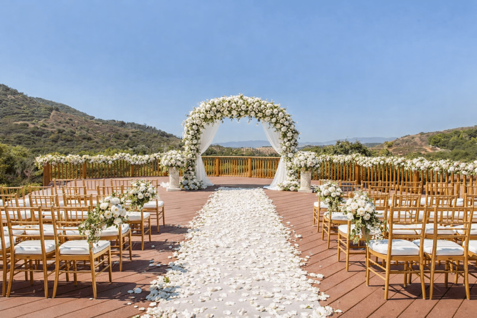 Wedding Deck at Casa De Luz