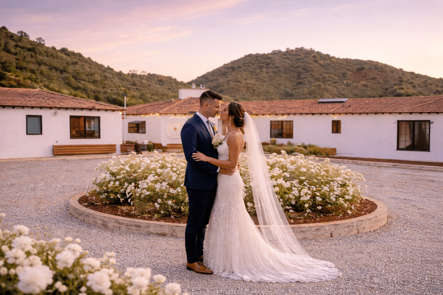 Wedding Couple Photo at Casa De Luz